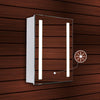 LED Bathroom Illuminated Mirror Lighted Cabinet Demister Sensor Shaver Touch UK