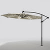 3(m) LED Cantilever Parasol Outdoor w/ Fairy Solar Lights Garden Banana Umbrella