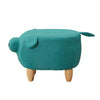 Upholstered Animal Shaped Ottoman Ride-on Footrest Stool Rest Seat TOY Kids New
