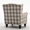 Retro/Vintage Tub Accent Chair Upholstered Padded Armchair Lounge Fabric Sofa UK