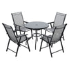 Indoor/Outdoor Furniture Bistro Set Garden Chair Parasol Table Patio Tea Dining
