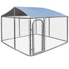 Outdoor Dog Playpen Heavy Duty Dog Kennel Galvanized Metal Dog Fence Pet House