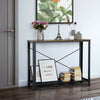 Industrial Console Table Vintage Narrow Furniture Slim Hallway Metal Sideboard