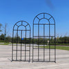 Window Metal Wedding Arch Background Stand Backdrop Flower Balloon Display Frame