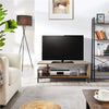 Industrial TV Table Wood TV Stand Console Cabinets with Shelves for Living Room