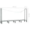 Metal Firewood Log Storage Rack Stand Holder Indoor/Outdoor Store Steel 14 Sizes