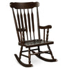 Outdoor Rocking Chair Wooden Porch Rocker High Back Chair Seat Garden Patio