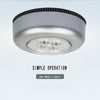 4pcs LED Touch Push Button Light Self-Stick on Battery Powered Cabinet Spot Lamp