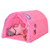 Kids Bed Tunnel Tent Portable Pop Up Playhouse with Double Mesh Curtain and Bag