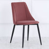 4x Velvet Dining Chairs Padded Seat Retro Metal Legs Office Kitchen Lounge Chair