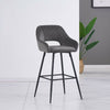 1/2X Bar Stools Velvet Breakfast Chair Kitchen High Counter Stool Pub Restaurant