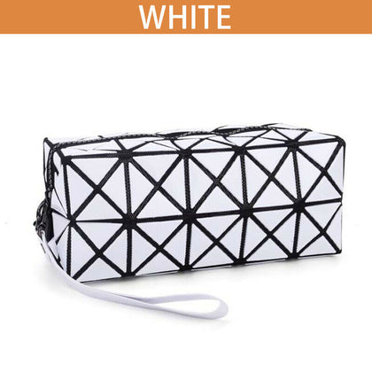 5X White PVC Make Up Bag Waterproof Zipper For StorageTravel Pouch Cosmetic