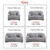 1/2/3/4 Velvet Stretch Sofa Covers Easy Fit Protector Couch Cover Thick Plush