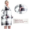 Hoodie Blanket Reversible Oversized Ultra Plush Sherpa Giant Hooded Sweatshirt