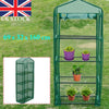 Reinforced Steel Walk-in Polytunnel Greenhouse with Door Plant Grow House Garden