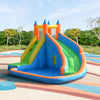 Inflatable Bouncy Castle Water Park Double Water Slide Outdoor Blow Up Bouncer