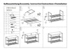 Shoe Bench 3 Tier Shoes Storage Rack Shelf Cabinet Organizer Seat Hallway Home