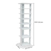 7-tier Single Shoe Storage Rack Stand Organiser Unit Shoe Shelf Home Wood Unit