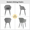 2PCS Kitchen Dining Chairs Modern Accent Chairs Upholstered Side Armchairs