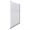 Plisse Blind 40x100cm to 110 x 200 cm White Pleated Blind