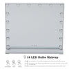 Hollywood Cosmetic Mirror LED Light MakeUp Vanity Shaving Bath Round/Rectangular