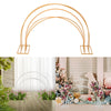Metal Wedding Arch Frame Flower Balloon Display Backdrop Stand Table Centrepiece