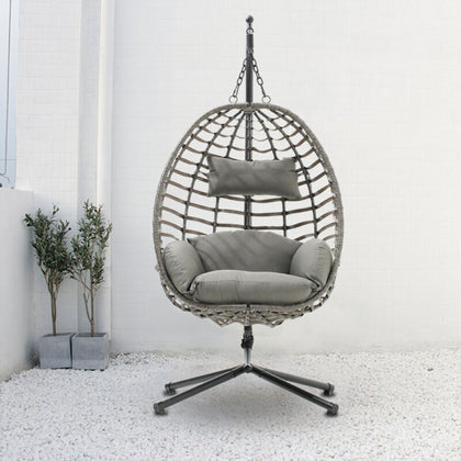 Rattan Egg Chair Swing Indoor Outdoor Garden Patio Hanging Wicker Hammock Chair