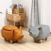Animal Ottomans Footstools Padded Cushion Pouffe Stool Rest Children Toy Gift