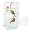 36"Metal Large Bird Parrot Cage For Canary Budgie Cockatiel with 3 Toys