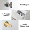 Wood Shoe Cabinet Rack Storage 2 Door 1 Drawer Cupboard 4 Shelf Furniture