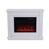 Remote Electric Fire Fireplace 30" Glass LED Insert Heater Stove with Surround