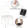 Foldable Dining Table and Chairs PU Leather Padded Seat Kitchen Home Furniture