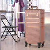 4 in 1 Large Makeup Beauty Cosmetic Case Trolley Box Hairdressing Nail Storage
