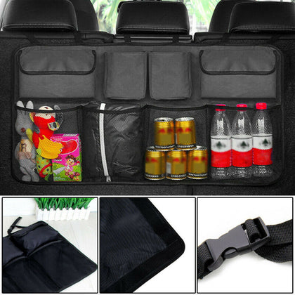 Large Car Boot Pocket Organizer Back Seat Hanger Tidy Storage Bag Hanging Pouch