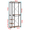 Clothes Rail Rack Garment Dress Hanging Display Stand Shelf w/ Storage Shelving