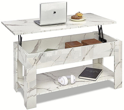 High Gloss Coffee Table With Storage Lift Top Up Modern Living Room Furniture