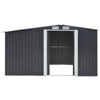 10*8FT Bicycle Parking Shed Apex Roof Garden Tool House Garage Shed Wood Storage