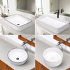 Bathroom Sink Washing Basin in Ceramic OR Tempered Glass Hotel Vessal Sink Bowl