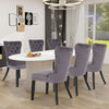 1/2/4/6 Velvet Dining Chairs Accent Seat Windsor Kitchen Dressing Room Bedroom