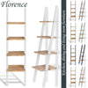 Florence Ladder Shelf Bookshelf Rack Lean up Display Storage Shelving Stand