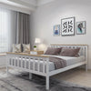 4ft6 Double Pine High End Bed Frame Wooden in White