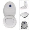 Soft Close Toilet Seat White Bathroom V Shape WC Heavy Duty Seats Anti Slam