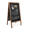 Large Handcrafted Wooden Blackboard Sturdy Standing Pavement Board A Frame Sign
