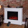 1800W Free Standing Electric Fireplace Heater With LED Flame Effect Living Room