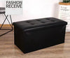Folding Storage Ottoman Seat Stool Storage Boxes Home Chair Footstool Bench UK
