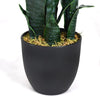 Realist Artificial Snake Plant Fake Sansevieria W/ Pot Faux Agave Plant 93CM