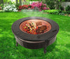 LEVEL 32'' Outdoor Garden BBQ Fire Pit Large Firepit Brazier Round Stove Heater