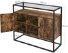 Vintage Industrial Cupboard Hallway Slim Console Table Cabinet Unit Sideboard