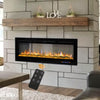 40-100 inch Electric Fireplace Wall Mounted Remote Control 9 Colour Fireplaces