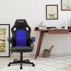 Blue Swivel PU Leather Mesh Office Racing Sport Gaming Tilt Computer Desk Chair